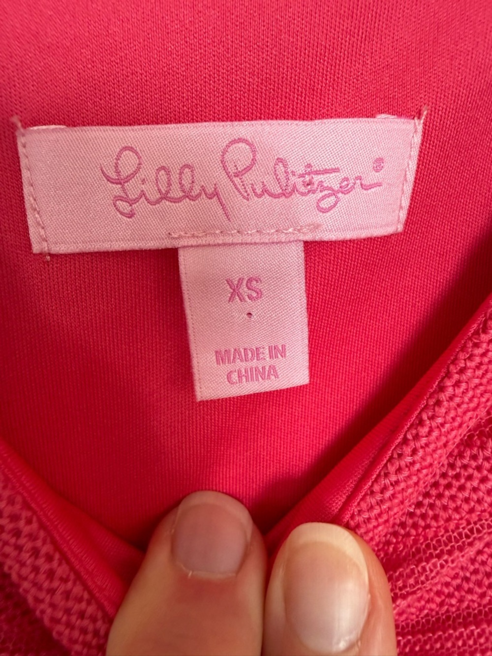 Lilly Pulitzer Ramsay Dress in Lipstick Pink Barbiecore Coquette Girl Palm Beach - Picture 7 of 8